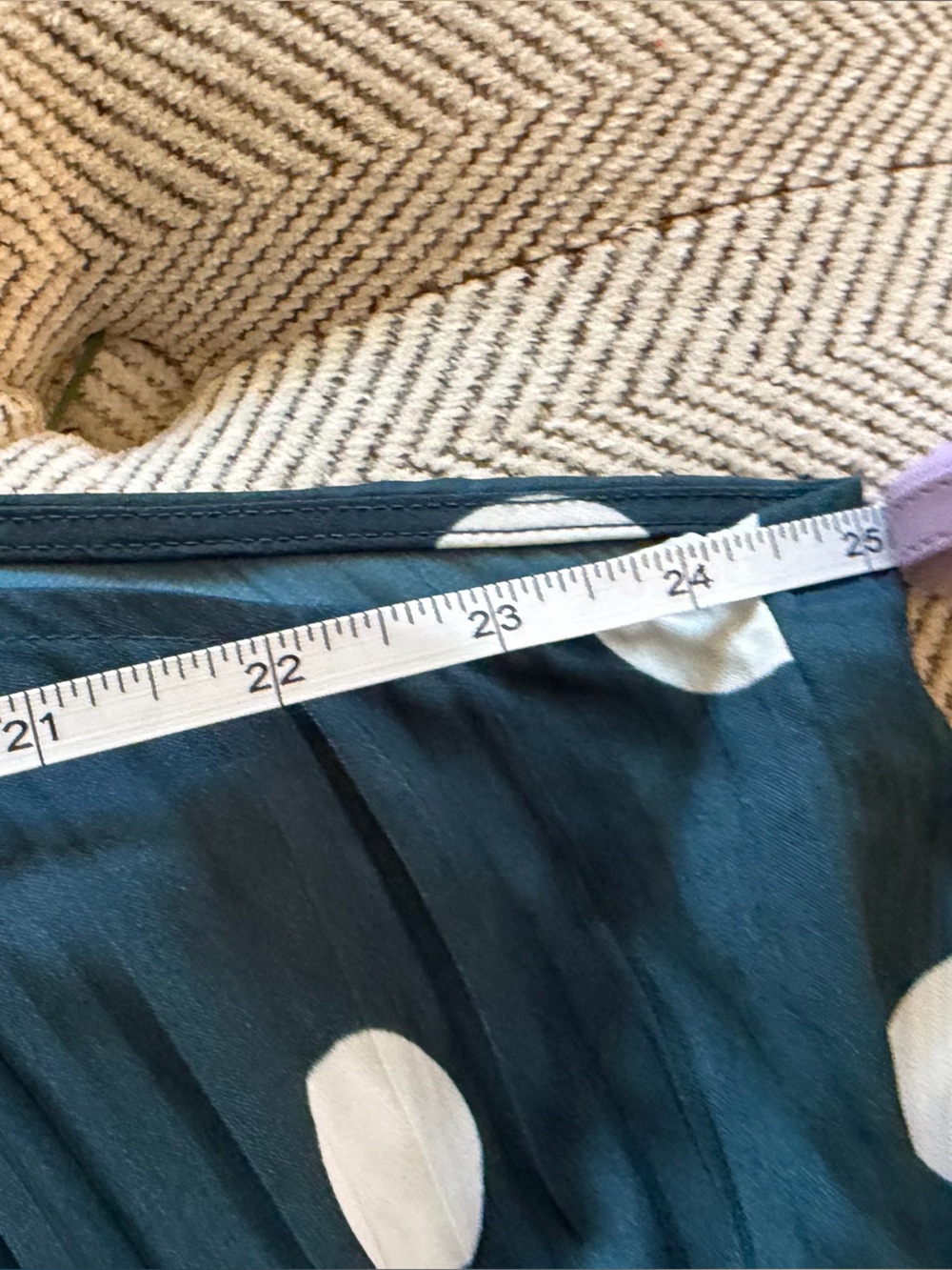 Soma Deep Teal Polka Dot Midi-Bra Dress - Picture 9 of 11